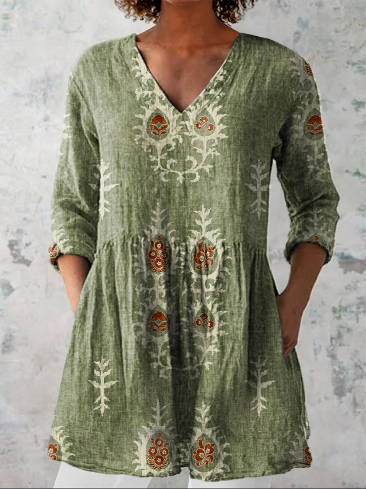 Blair | Blusa Larga con Estampado Llamativo