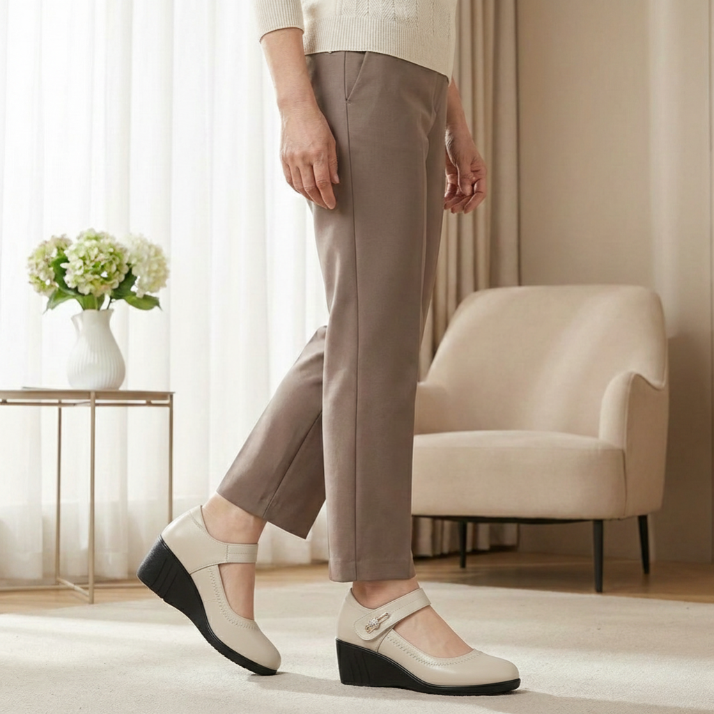 Lydia™ | Zapatos Ortopédicos de Tacón Medio