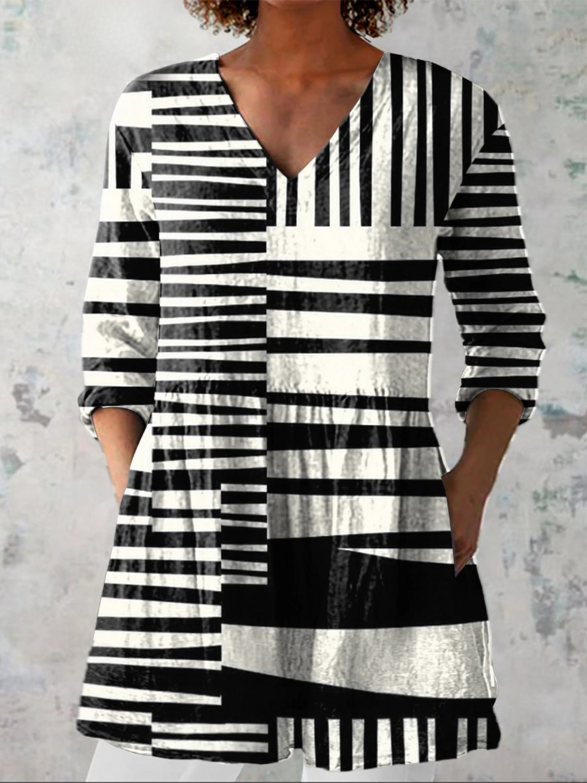 Quinn | Blusa Larga con Estampado Llamativo