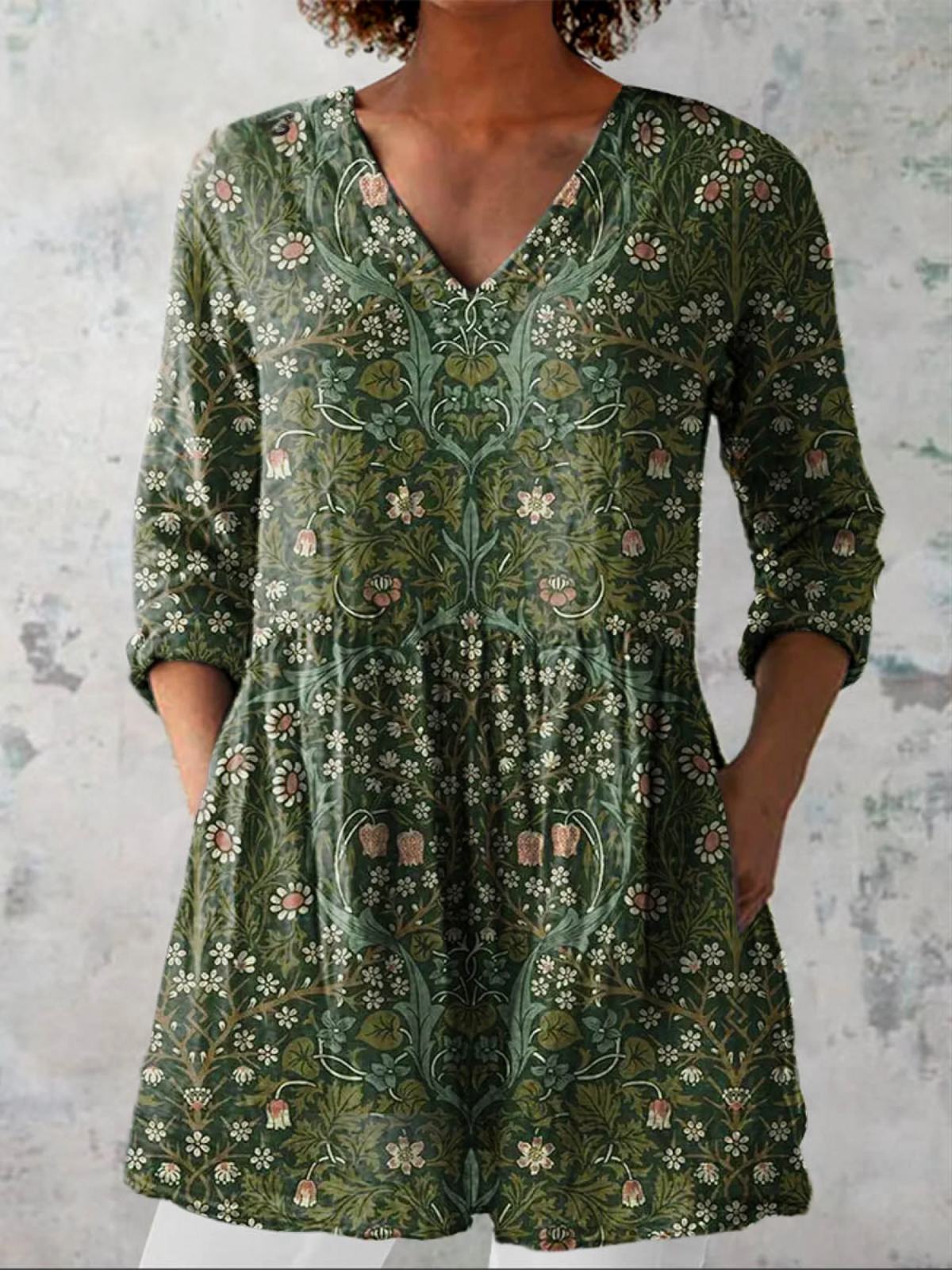 Skye | Blusa Larga con Estampado Llamativo