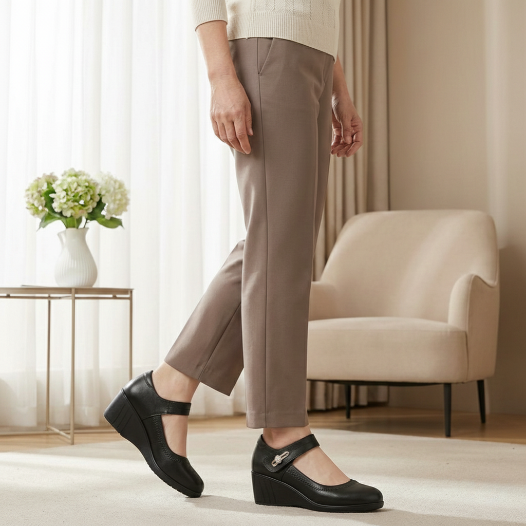 Lydia™ | Zapatos Ortopédicos de Tacón Medio