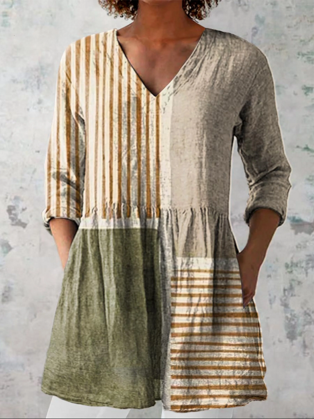Maeve | Blusa Larga con Estampado Llamativo