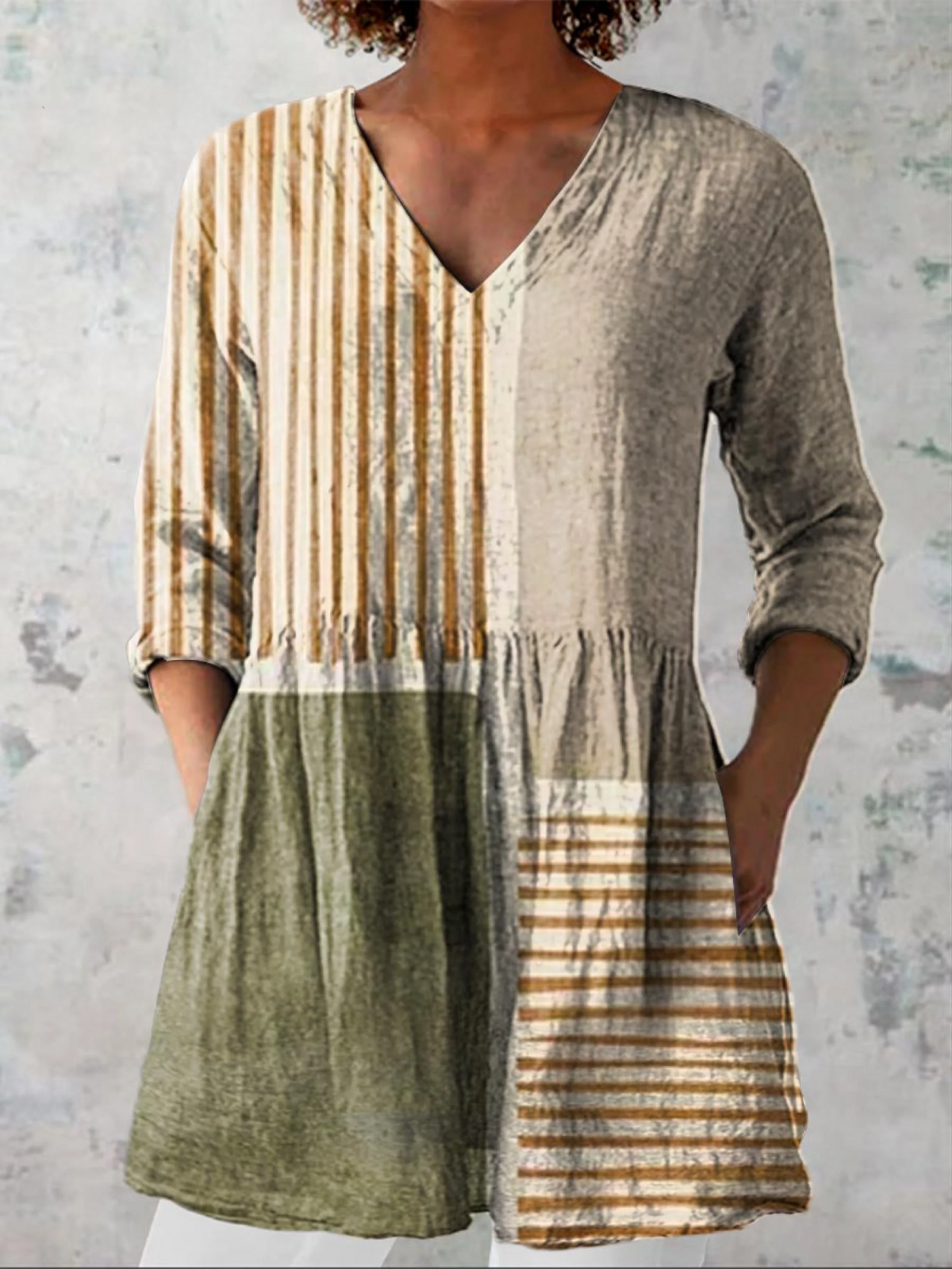 Maeve | Blusa Larga con Estampado Llamativo