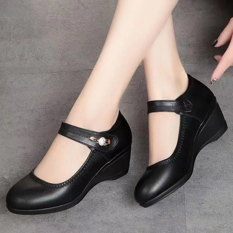 Lydia™ | Zapatos Ortopédicos de Tacón Medio