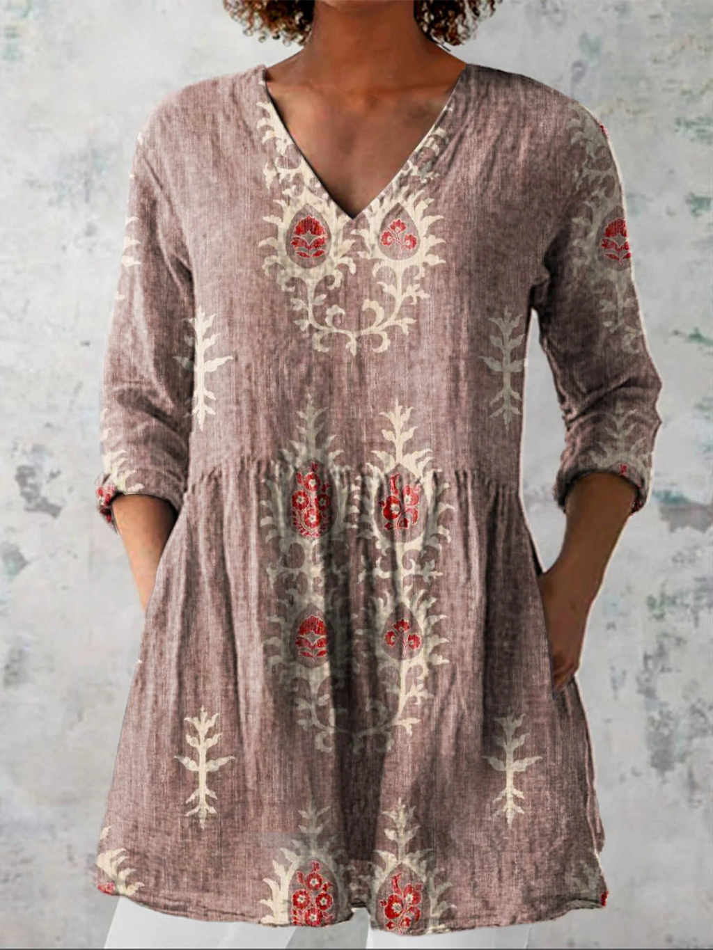 Blair | Blusa Larga con Estampado Llamativo