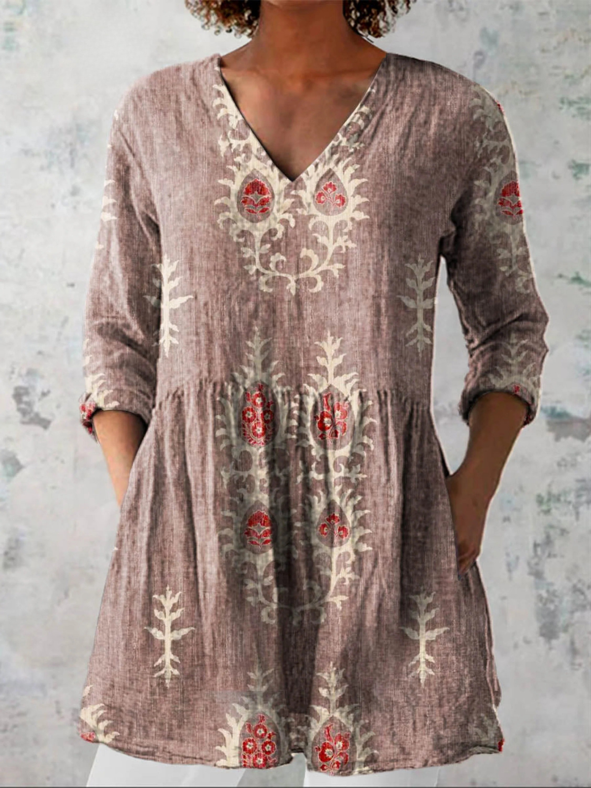 Blair | Blusa Larga con Estampado Llamativo