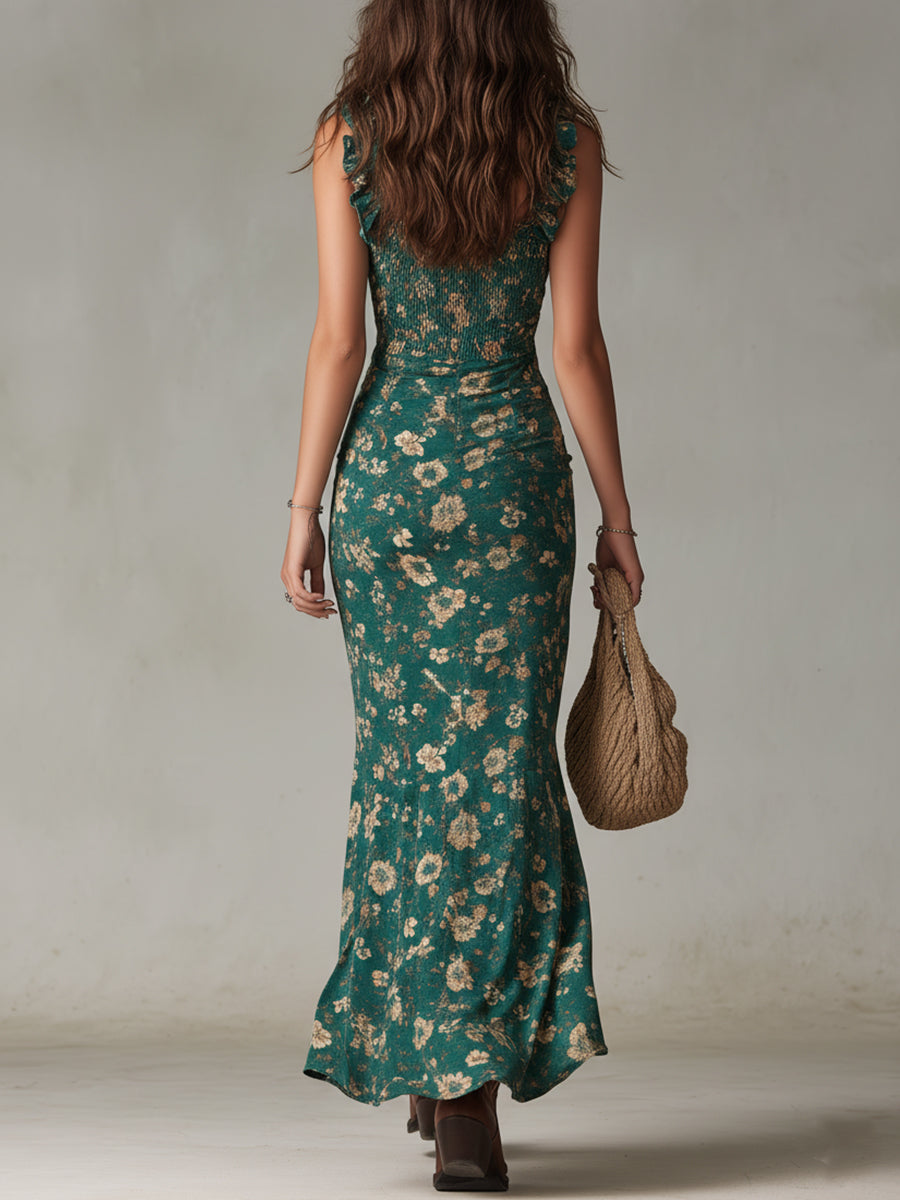 Mayfair | Vestido Largo Elegante Retro