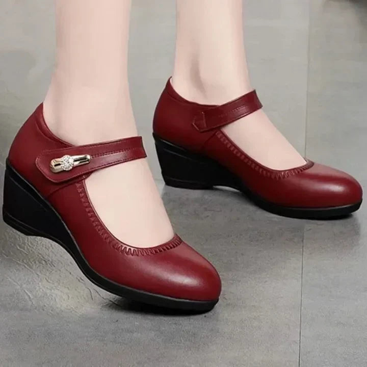 Lydia™ | Zapatos Ortopédicos de Tacón Medio