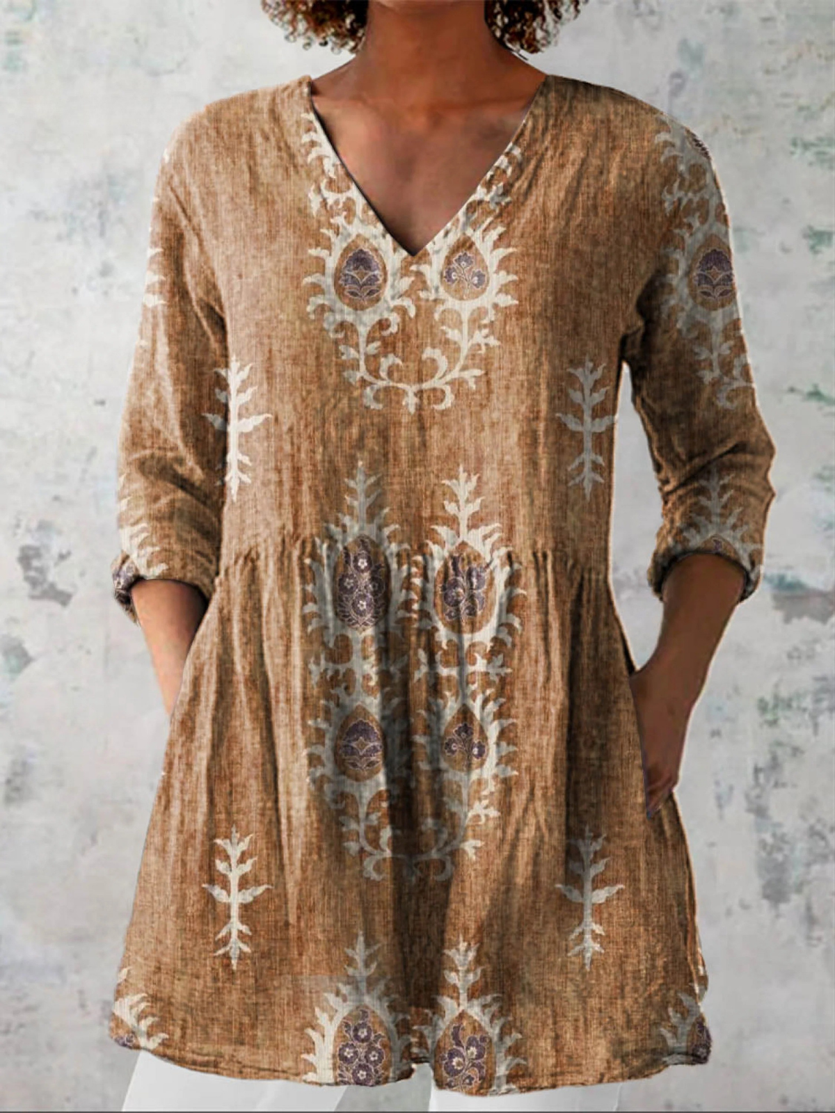 Blair | Blusa Larga con Estampado Llamativo