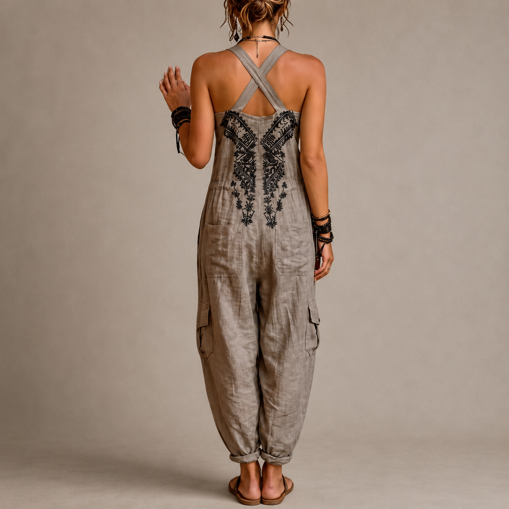 Astrid – Enterizo bohemio bordado