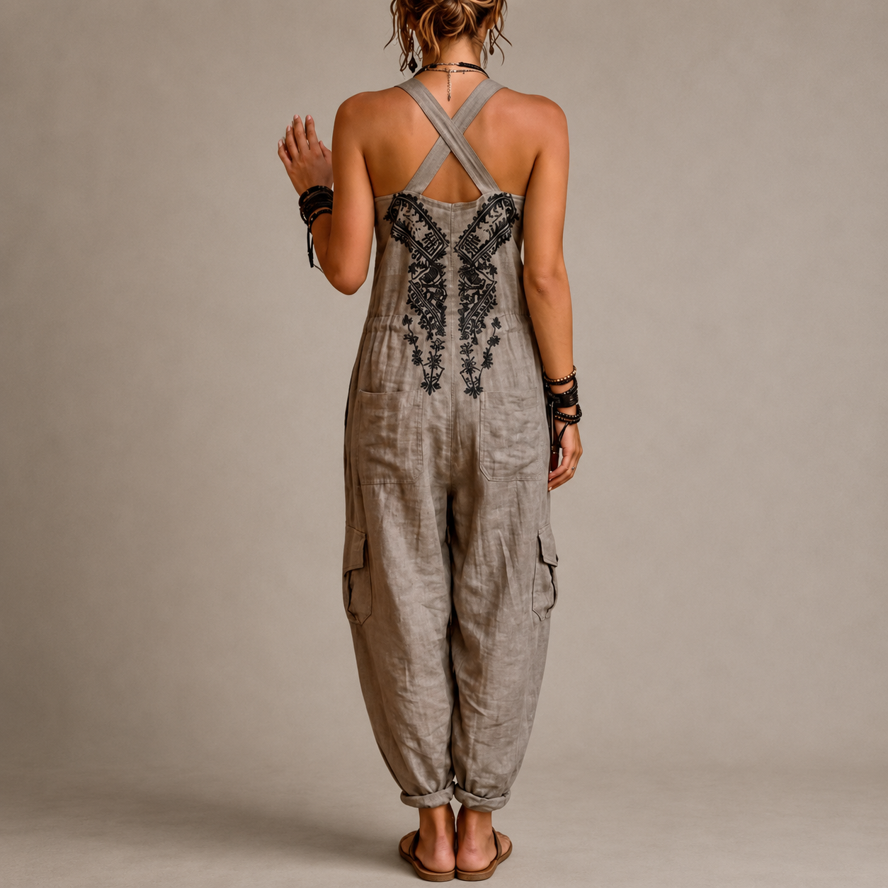 Astrid – Enterizo bohemio bordado