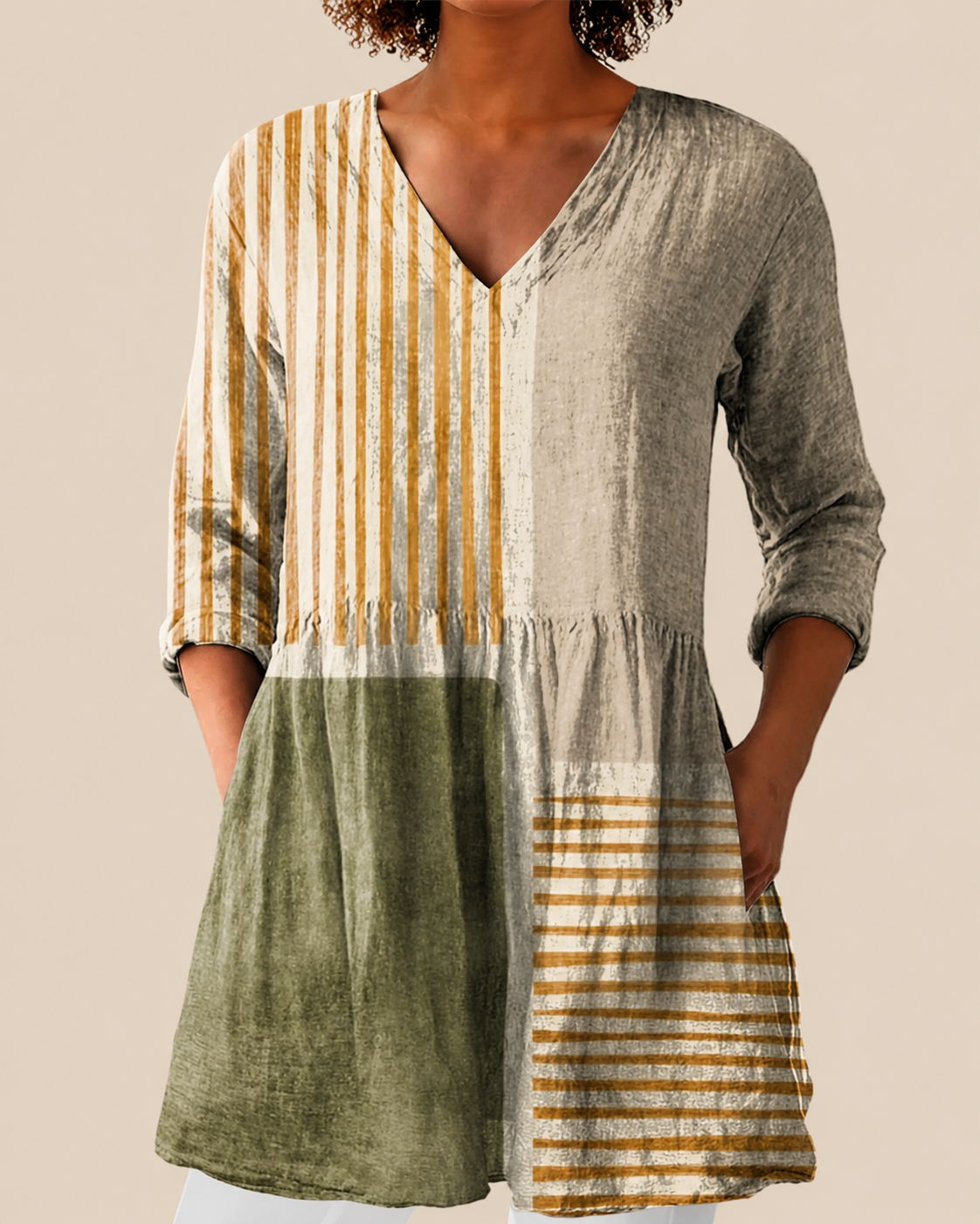 Maeve | Blusa Larga con Estampado Llamativo