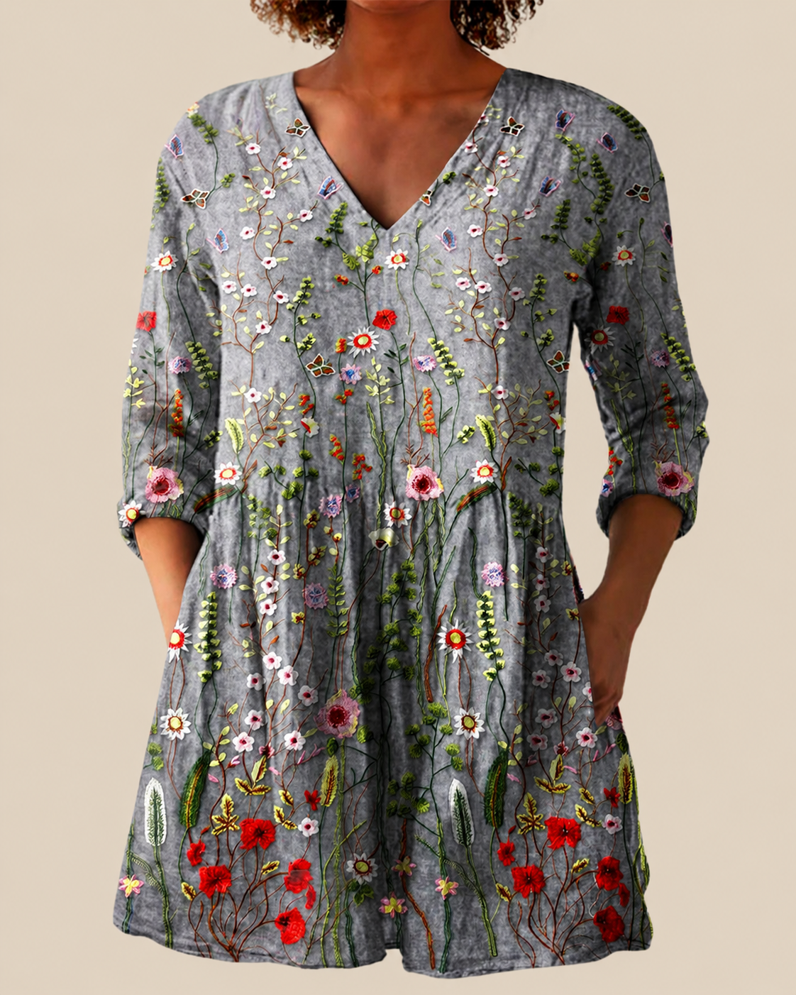 Sloane | Blusa Larga con Estampado Llamativo