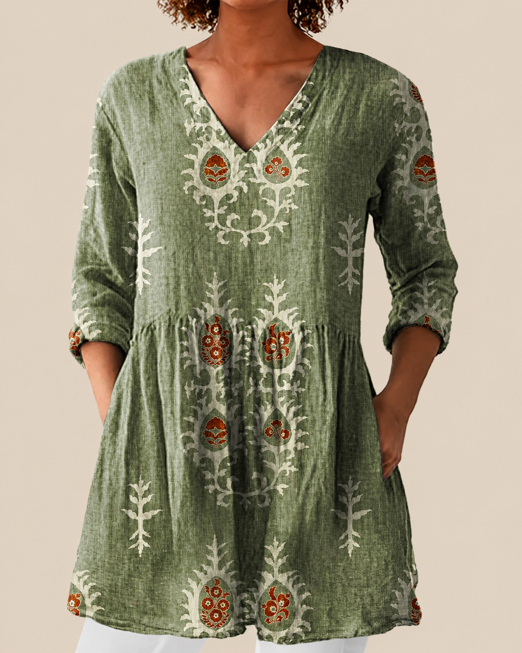 Blair | Blusa Larga con Estampado Llamativo