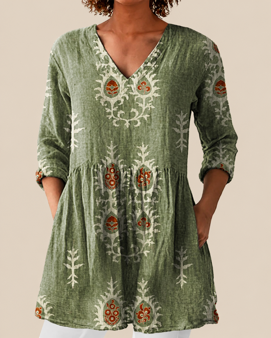Blair | Blusa Larga con Estampado Llamativo