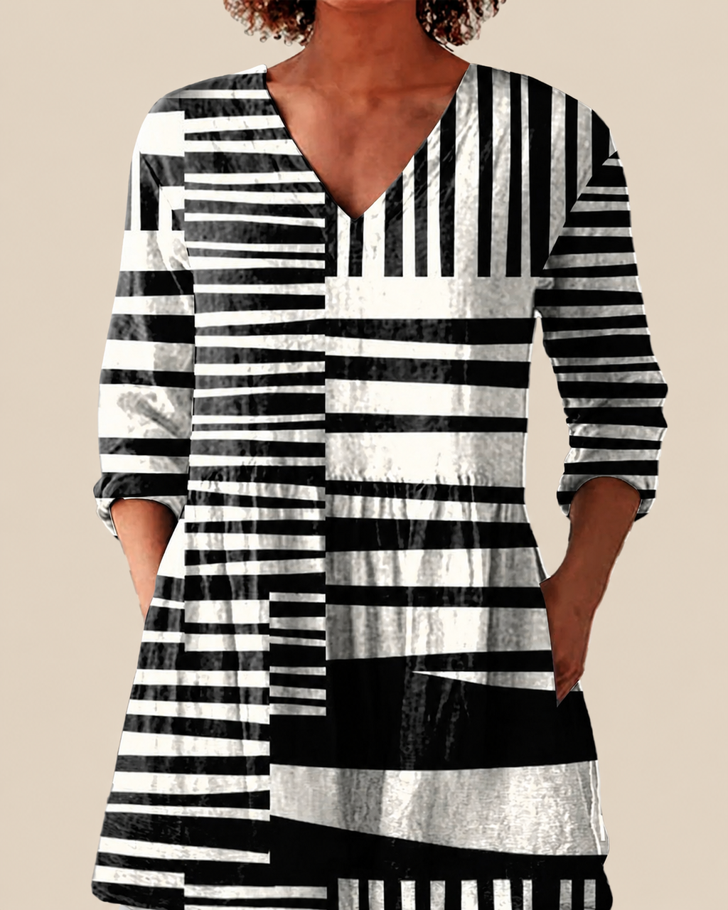 Quinn | Blusa Larga con Estampado Llamativo