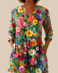 Keira | Blusa Larga con Estampado Llamativo