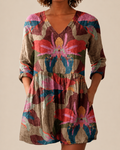 Alina | Blusa Larga con Estampado Llamativo