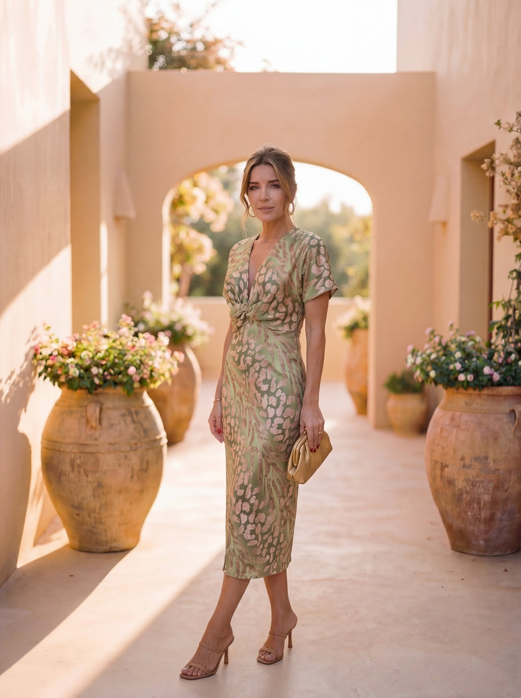 Antonella | Vestido Elegante de Tela Ligera y Fluida