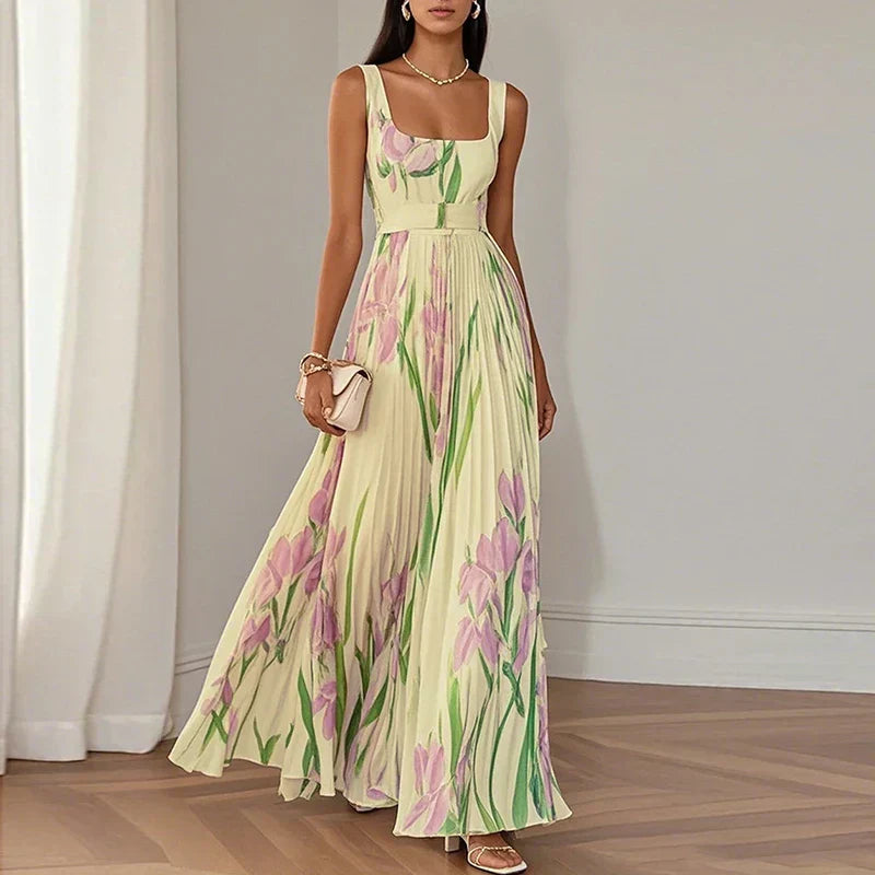 Oriah | Vestido Maxi Floral Corte A