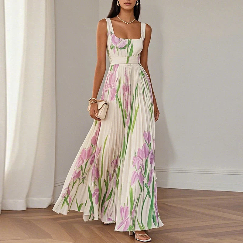 Oriah | Vestido Maxi Floral Corte A