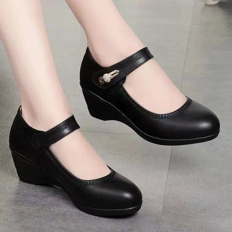 Lydia™ | Zapatos Ortopédicos de Tacón Medio
