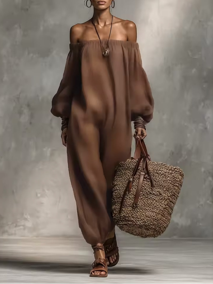 Fenna | Jumpsuit Bustier con Mangas