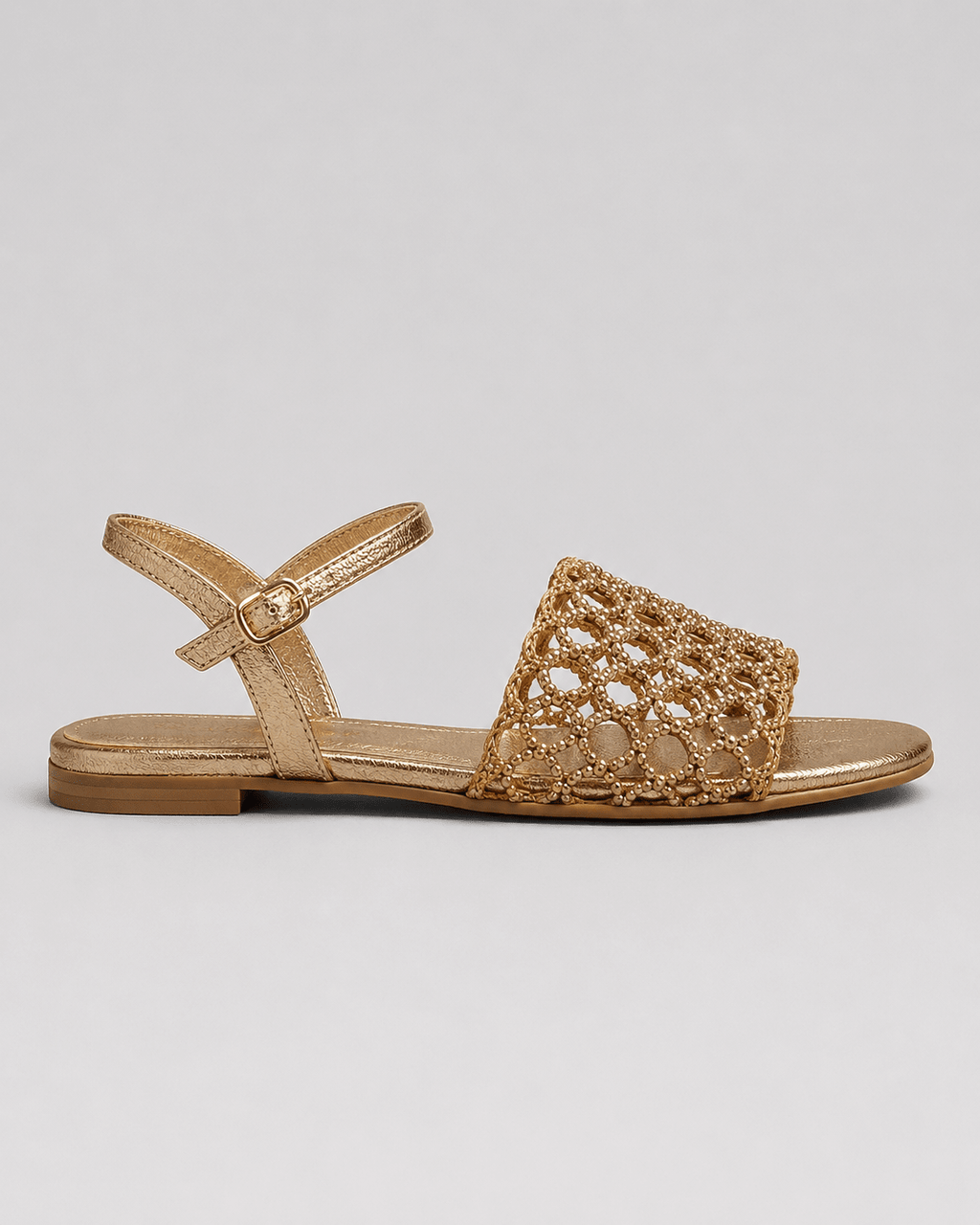 Aurora | Sandalias Doradas: Encanto de Verano