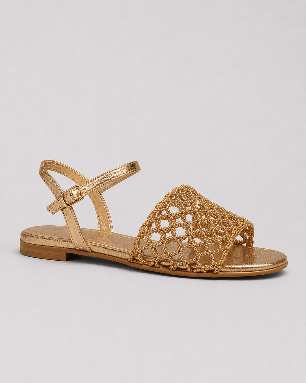 Aurora | Sandalias Doradas: Encanto de Verano